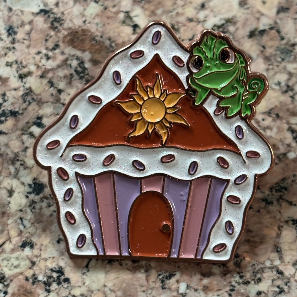 Disney Princess Character Gingerbread House Blind Box Pin Tangled Pascal